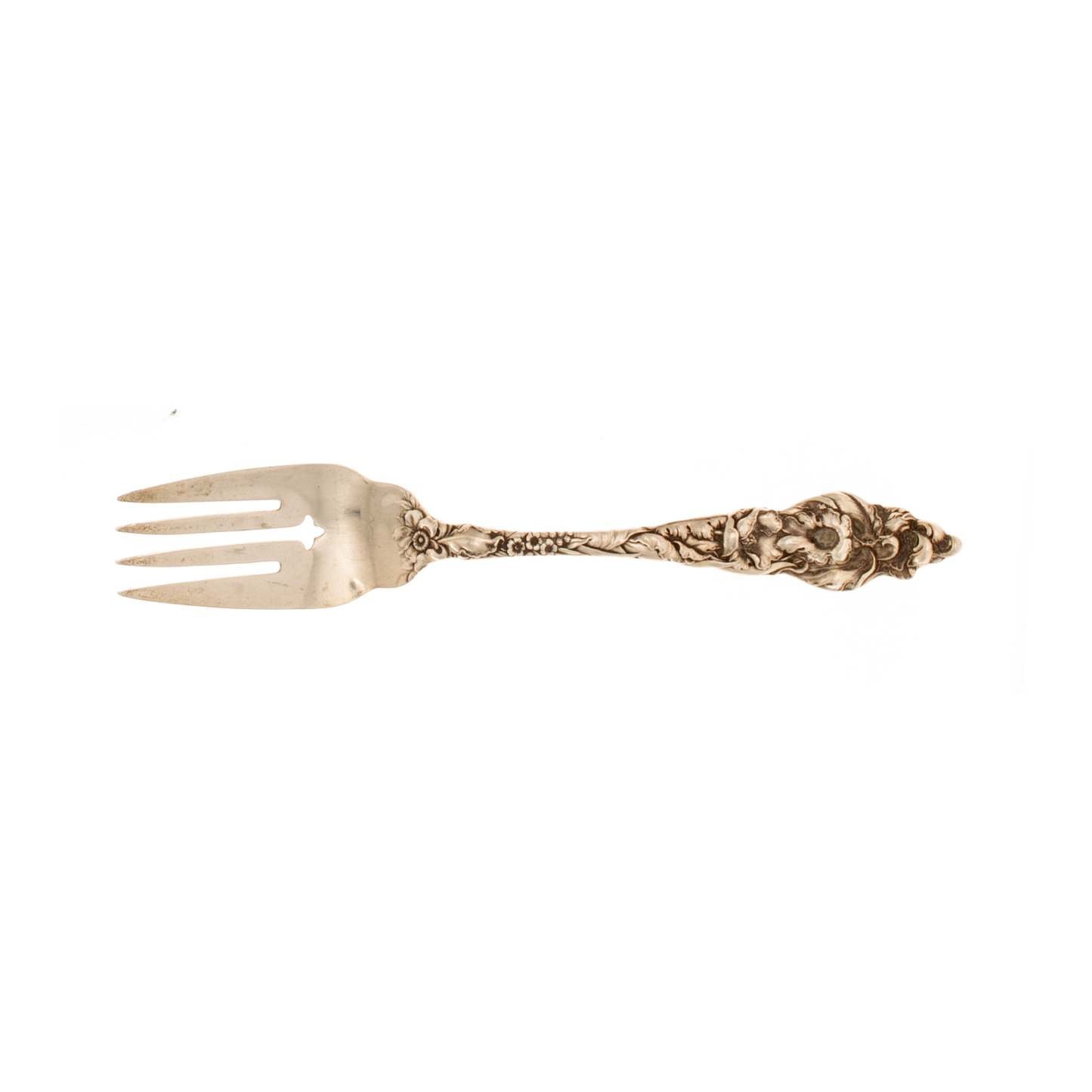Les Six Fleurs Sterling Silver Salad Fork