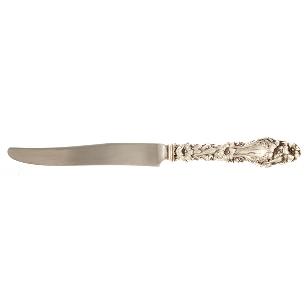Lily Sterling Silver Dinner Size Knife with French Blade
