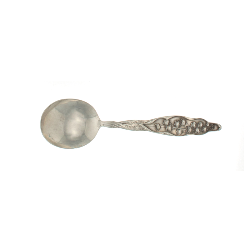 Lily of The Valley Sterling Silver Gumbo Spoon