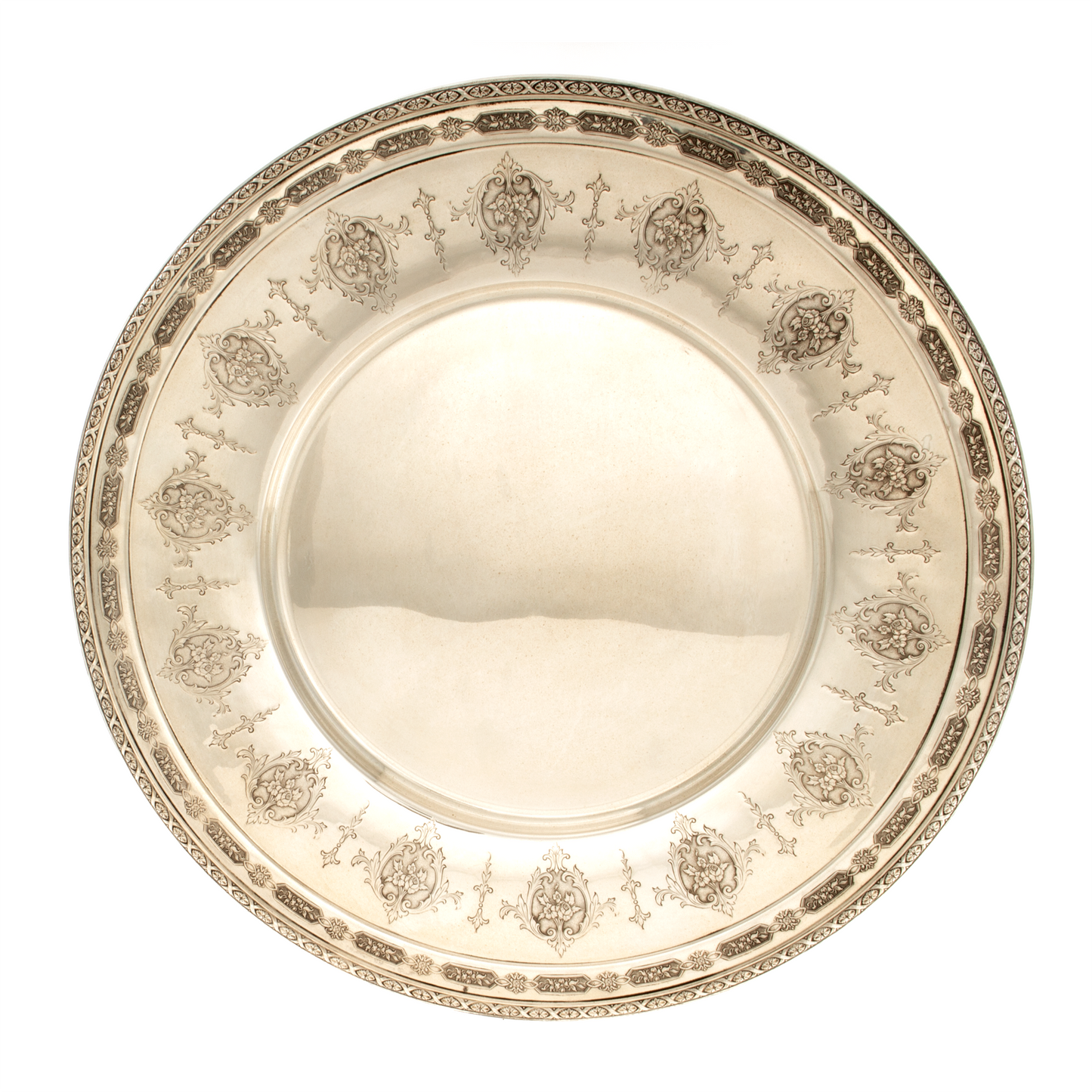 Louis XIV Sterling Silver Bread Tray
