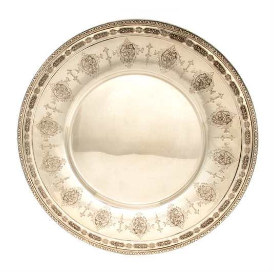 Louis XIV Sterling Silver Bread Tray