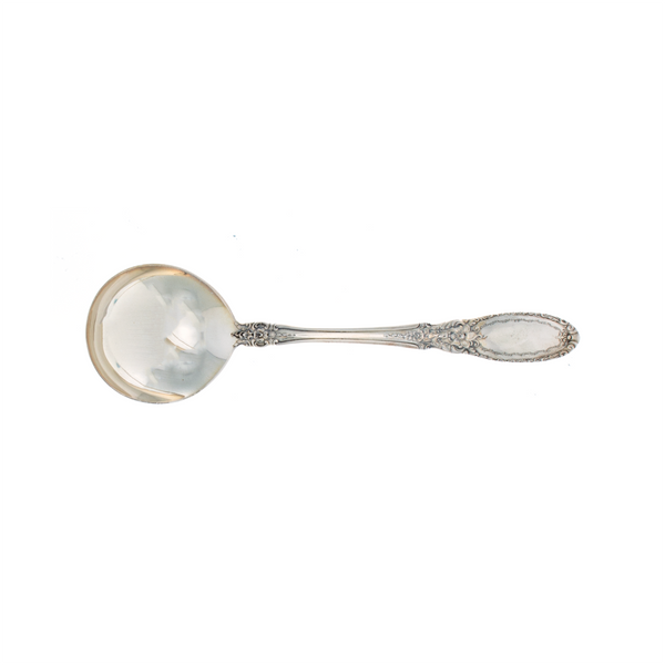 Old Mirror Sterling Silver Cream Soup Spoon