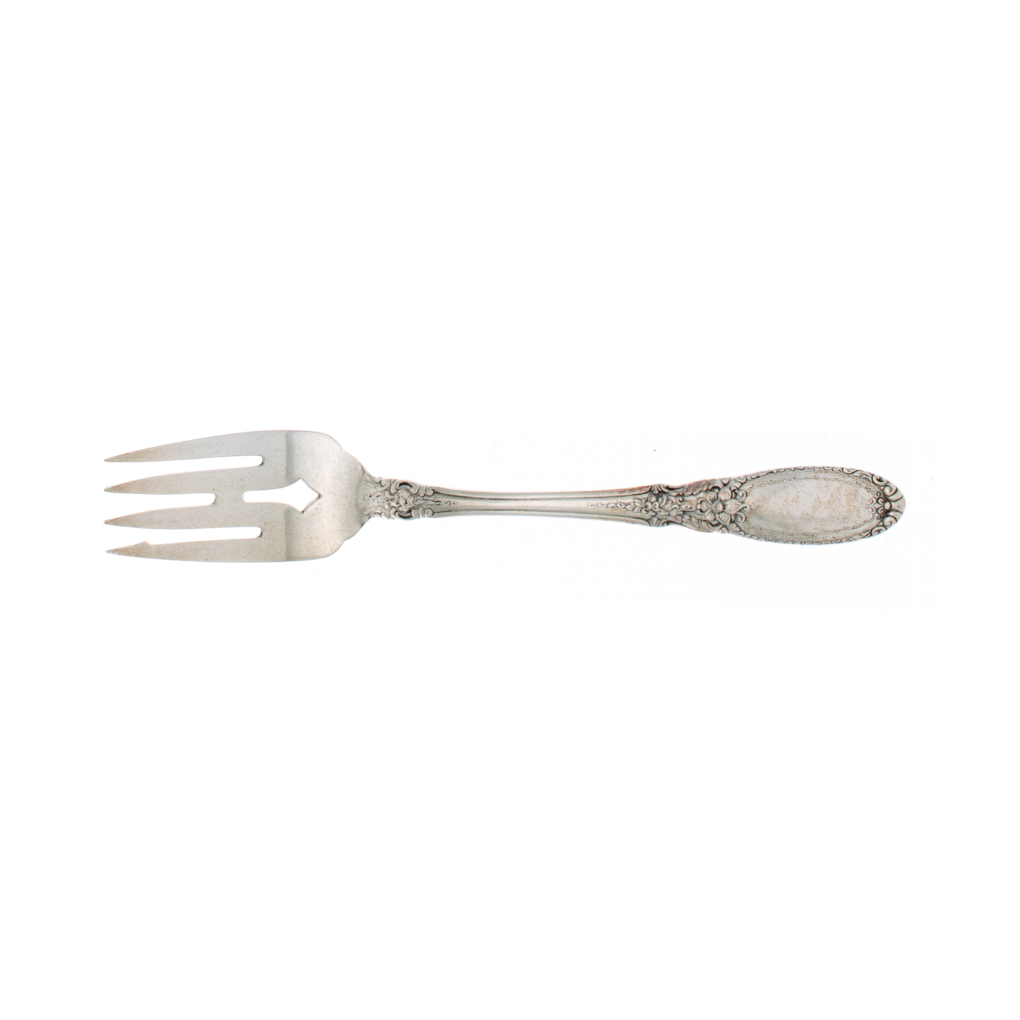 Old Mirror Sterling Silver Salad Fork