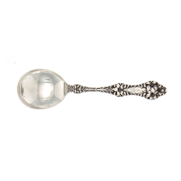 Old Orange Blossom Sterling Silver Gumbo Spoon