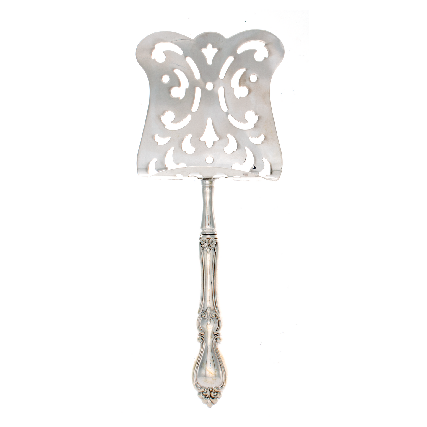 Queen Elizabeth Sterling Silver Hooded Asparagus Server