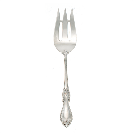 Queen Elizabeth Sterling Silver Cold Meat Fork