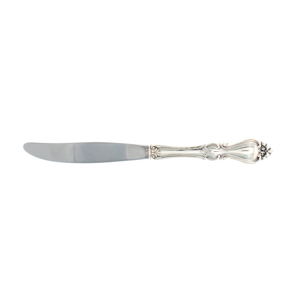 Queen Elizabeth Sterling Silver Place Size Knife with Modern Blade