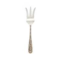 Repousse Sterling Silver Beef Fork