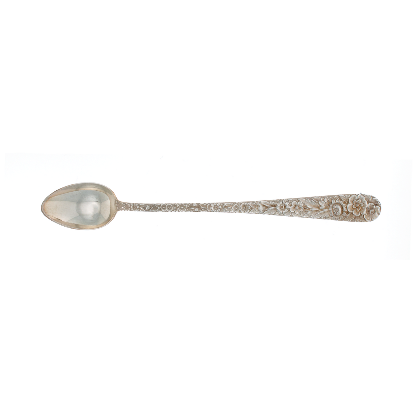 Repousse Sterling Silver Iced Teaspoon
