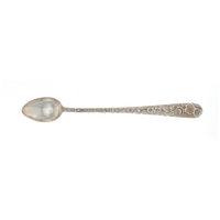Repousse Sterling Silver Iced Teaspoon