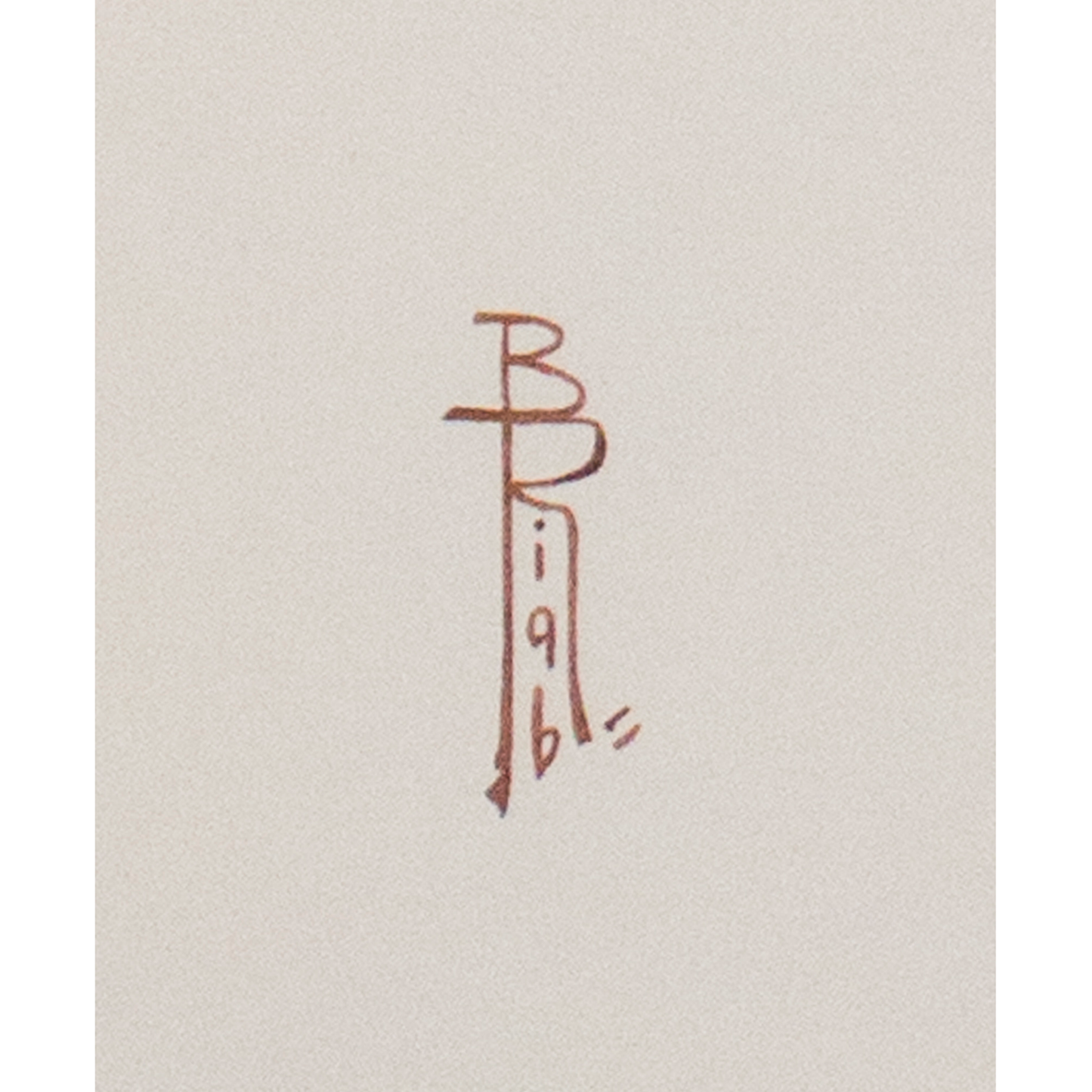 Boris Riabouchinsky (Riab) Watercolor Painting "Pointer"