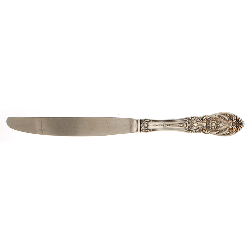 Richelieu Sterling Silver Dinner Size Knife Modern Blade