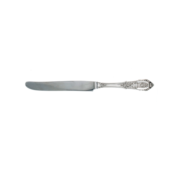 Rose Point Sterling Silver Place Size Knife with French Blade
