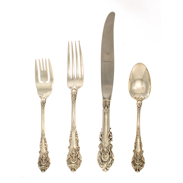 Sir Christopher Sterling Silver 4 Piece Place Size Setting