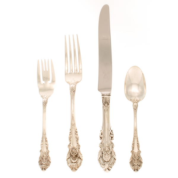 Sir Christopher Sterling Silver 4 Piece Dinner Size Setting French Blade