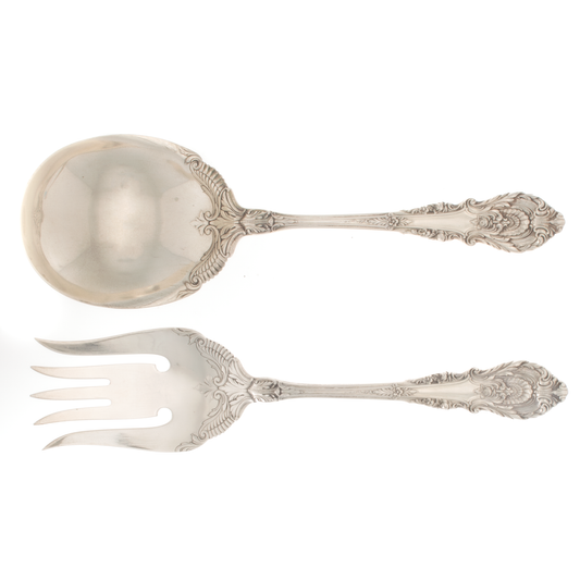 Sir Christopher Sterling Silver Salad Serving Set