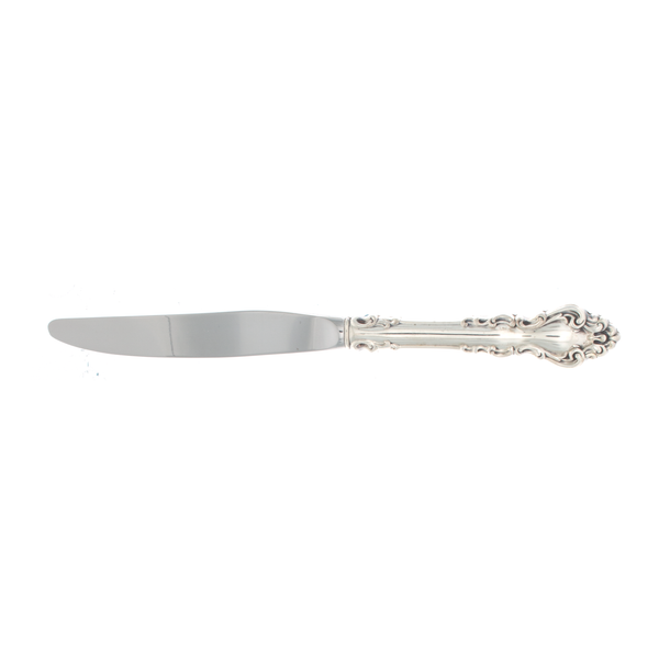 Spanish Baroque Sterling Silver Place Knife With Modern Blade