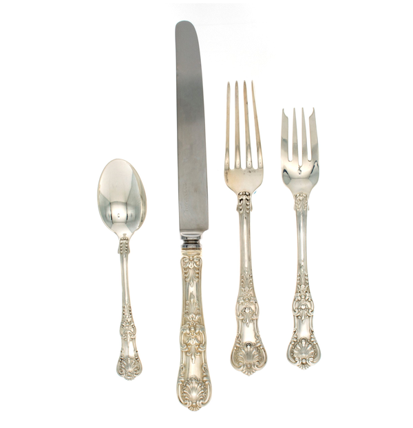 Tiffany Sterling Silver English King Dinner Size Setting