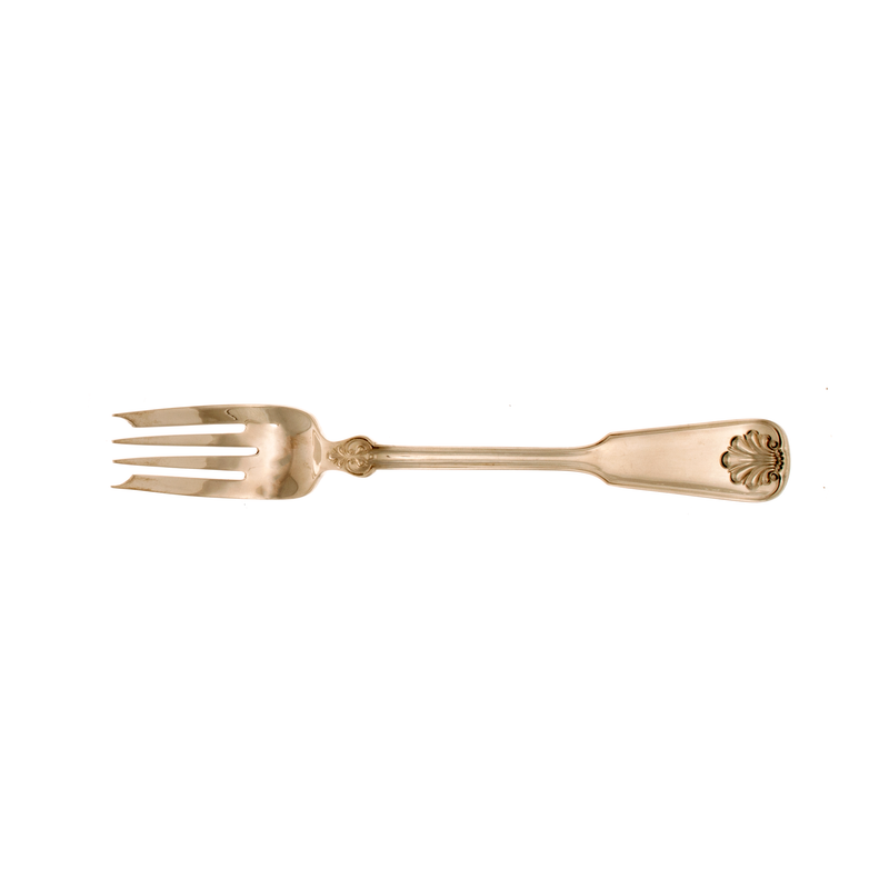 Tiffany Sterling Silver Shell and Thread Salad Fork