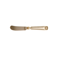 Tiffany Sterling Silver Shell and Thread Hollow Handle Spreader