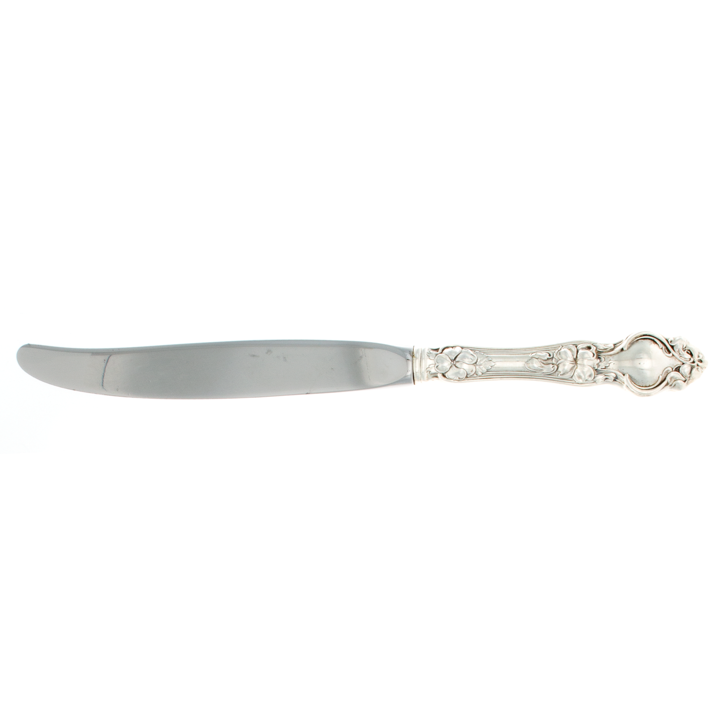 Wallace Violet Sterling Silver Dinner Knife with Modern Blade