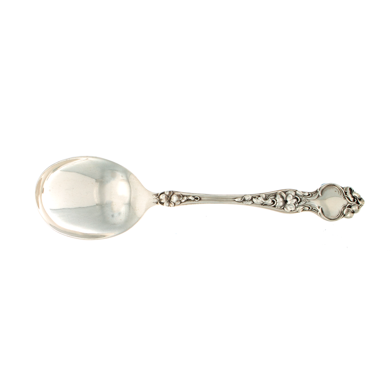 Violet Sterling Silver Gumbo Spoon