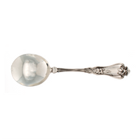 Whiting Violet Sterling Silver Gumbo Spoon