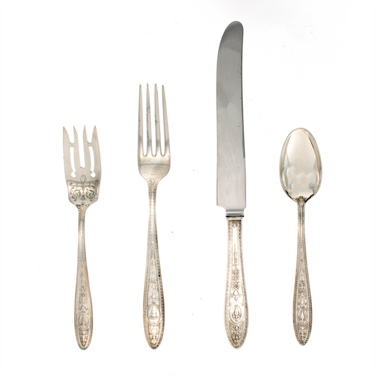 Wedgwood Sterling Silver 4 Piece Place Setting