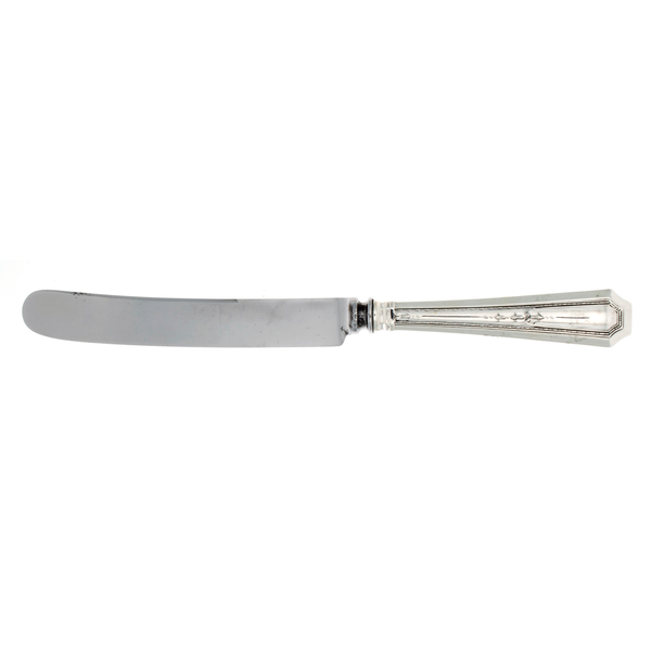 Colfax Sterling Silver Dinner Size Knife with Blunt Blade