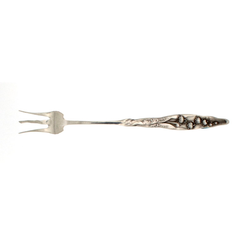 Lily of the Valley Sterling Silver Cocktail Fork