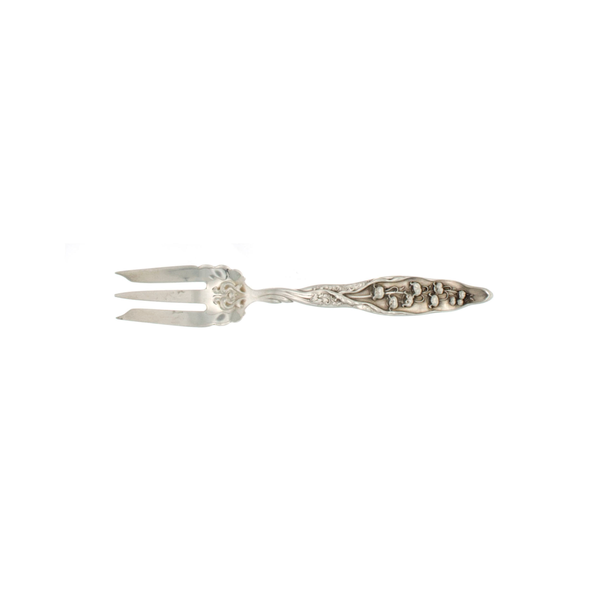 Lily of The Valley Sterling Silver Pastry Fork(Old Salad Fork)