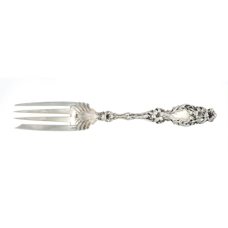 Lily Sterling Silver Large Cold Meat Fork