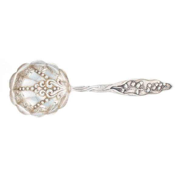 Lily of the Valley Sterling Silver Large Berry Spoon