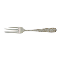 Repousse Sterling Silver Dinner Size Fork