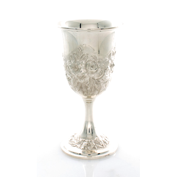 Repousse by Kirk Sterling Goblet