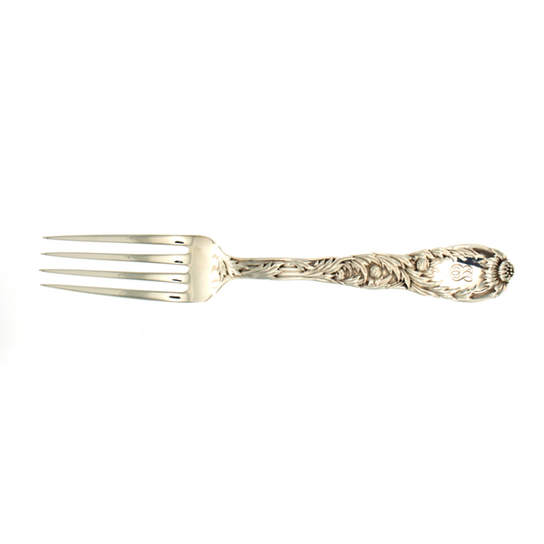 Tiffany Chrysanthemum Sterling Dinner Size Fork